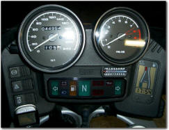 Instrumentering med extra detaljer till BMW R 1100 GS -97