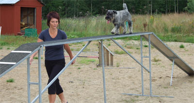 Betty med fin-fin balans