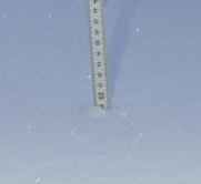 50 cm snö på altan - lucia 2008